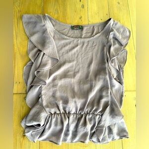 Pilgrim Australia lilac dusk purple ruffle blouse